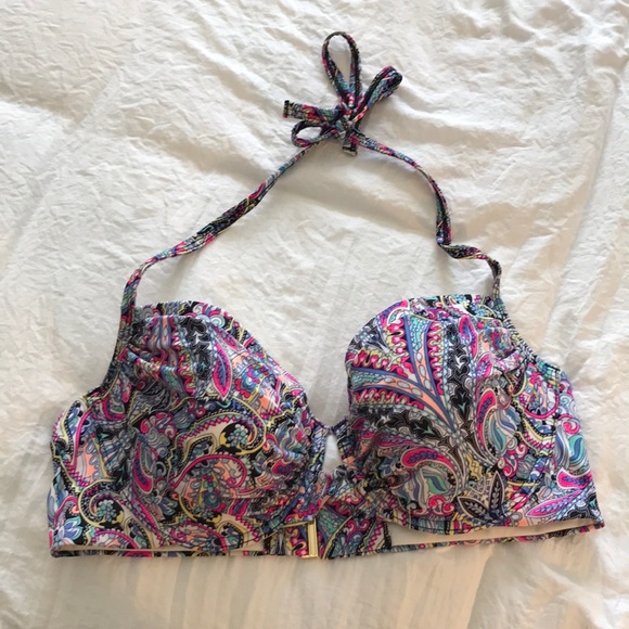 Like new 36D Victoria secret bikini halter top - Picture 1 of 5